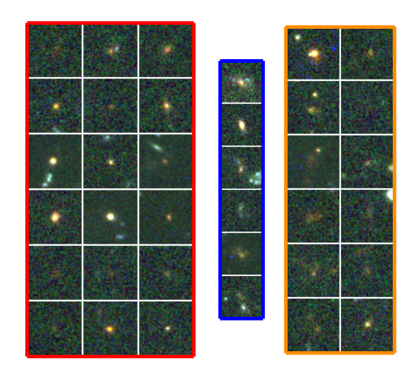 Hubble Space Telescope images of z=3-4 ZFOURGE sample.